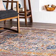 nuLOOM 3' x 5' Harriet Vintage Medallion Fringe Area Rug