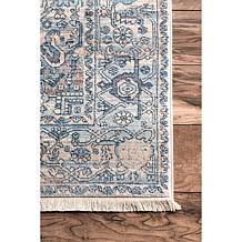 nuLOOM 3' x 5' Harriet Vintage Medallion Fringe Area Rug 