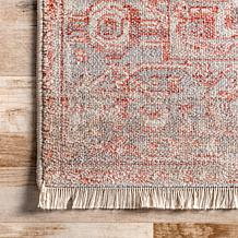 nuLOOM 3' x 5' Harriet Vintage Medallion Fringe Area Rug 