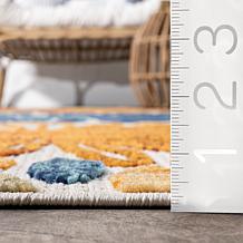 nuLOOM 3' x 5' Monique Floral Indoor/Outdoor Area Rug 