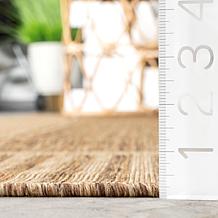 nuLOOM 4' x 6' Asha Simple Border Indoor/Outdoor Area Rug
