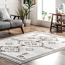 nuLOOM 4' x 6' Kyleigh Machine Washable Southwestern Area Rug