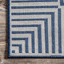 nuLOOM 5' x 8' Asha Simple Border Indoor/Outdoor Area Rug
