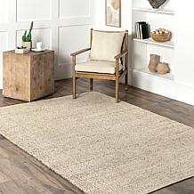 nuLOOM 5' x 8' Elfriede Farmhouse Jute Blend Area Rug 