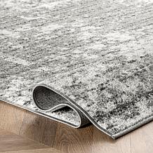 nuLOOM 5' x 8' Grey Deedra Modern Abstract Area Rug 