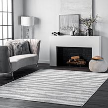 nuLOOM 5' x 8' Grey Tristan Contemporary Waves Area Rug