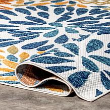 nuLOOM 5' x 8' Monique Floral Indoor/Outdoor Area Rug