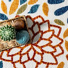 nuLOOM 5' x 8' Monique Floral Indoor/Outdoor Area Rug