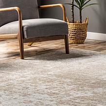 nuLOOM 6' 7" x 9' Beige Deedra Modern Abstract Area Rug 