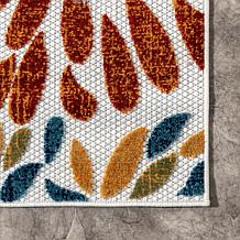 nuLOOM 6' 7" x 9' Monique Floral Indoor/Outdoor Area Rug