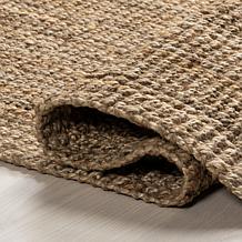 nuLOOM 6' x 9' Daniela Farmhouse Chunky Jute Area Rug 