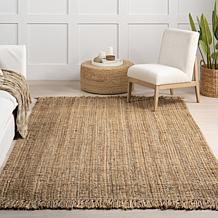nuLOOM 6' x 9' Daniela Farmhouse Chunky Jute Area Rug 