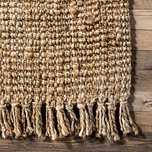 nuLOOM 7' 6" x 10' 6" Daniela Farmhouse Chunky Jute Area Rug