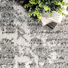 nuLOOM 7' 6" x 9' 6" Grey Deedra Modern Abstract Area Rug