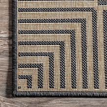 nuLOOM 8' x 10' Asha Simple Border Indoor/Outdoor Area Rug