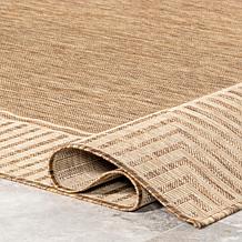 nuLOOM 8' x 10' Asha Simple Border Indoor/Outdoor Area Rug