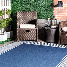 nuLOOM 8' x 10' Asha Simple Border Indoor/Outdoor Area Rug