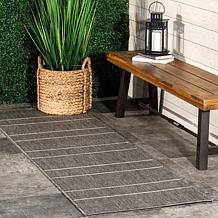nuLOOM Alaina 2' x 8' Indoor/Outdoor Striped Area Rug
