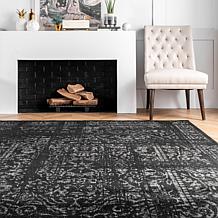 nuLOOM Arlena Vintage Traditional Area Rug 5' x 8' Black