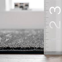 nuLOOM Arlena Vintage Traditional Area Rug 6' 7" x 9' Black