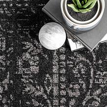 nuLOOM Arlena Vintage Traditional Area Rug 7' 6" x 9' 6" Black
