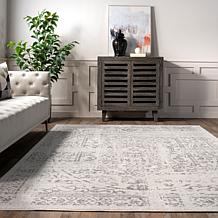 nuLOOM Arlena Vintage Traditional Area Rug 7' 6" x 9' 6" Gray