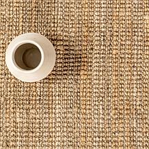 nuLOOM Ashli Solid Farmhouse Jute 2' 6" x 6' Area Rug