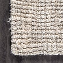 nuLOOM Ashli Solid Farmhouse Jute 3' x 5' Area Rug