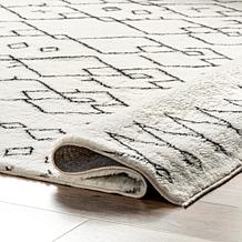 nuLOOM Bev Moroccan Machine Washable Shag 5' x 8' Area Rug