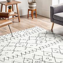 nuLOOM Bev Moroccan Machine Washable Shag 6' x 9' Area Rug