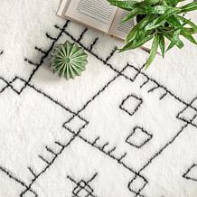 nuLOOM Bev Moroccan Machine Washable Shag 6' x 9' Area Rug