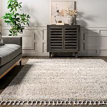 nuLOOM Brooke 3' x 5' Shag Tasseled Area Rug