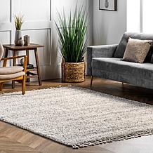 nuLOOM Brooke 3' x 5' Shag Tasseled Area Rug