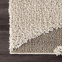 nuLOOM Carolyn Modern Shag Area Rug - 2' 6" x 6' Cream