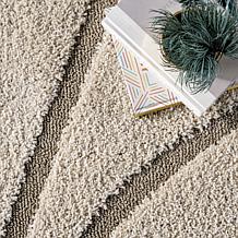 nuLOOM Carolyn Modern Shag Area Rug 4' x 6' Cream