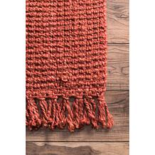 nuLOOM Daniela Farmhouse Chunky Jute Area Rug - 3' x 5' Brick