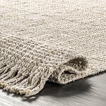 nuLOOM Daniela Farmhouse Chunky Jute Area Rug - 5' x 7' 6" Off White