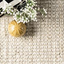 nuLOOM Daniela Farmhouse Chunky Jute Area Rug - 5' x 7' 6" Off White