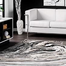 nuLOOM Drea Marble Abstract 4' 3" x 6' 3" Area Rug