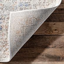 nuLOOM Jacquie Vintage Floral Area Rug - 3' x 5' Silver