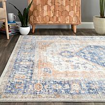 nuLOOM Jacquie Vintage Floral Area Rug - 4' x 6' Blue