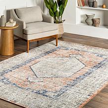 nuLOOM Jacquie Vintage Floral Area Rug - 4' x 6' Peach