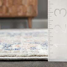 nuLOOM Jacquie Vintage Floral Area Rug - 6' 7" x 9' Blue