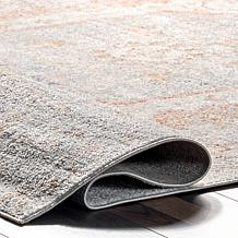 nuLOOM Jacquie Vintage Floral Area Rug - 6' 7" x 9' Silver