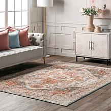 nuLOOM Justine Vintage Medallion 4' x 6' Area Rug 