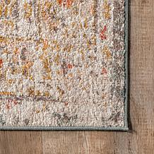 nuLOOM Justine Vintage Medallion 6' 7" x 9' Area Rug 