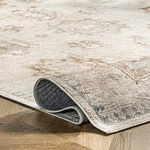 nuLOOM Krystin Distressed Machine Washable 6' x 9' Area Rug
