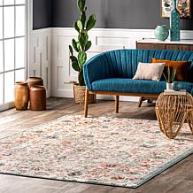 nuLOOM Lenore Vintage Floral 6' 7" x 9' Area Rug