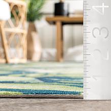 nuLOOM Lisa Floral Indoor/Outdoor 6' x 9' Area Rug 