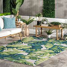 nuLOOM Lisa Floral Indoor/Outdoor 8' x 10' Area Rug 